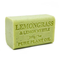 Thumbnail for 65x 200g Plant Oil Soap Lemongrass Lemon Myrtle Pure Vegetable Bar Australian