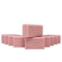 Thumbnail for 10x 200g Plant Oil Soap Sweet Pea Jasmine Scent Pure Natural Vegetable Base Bar