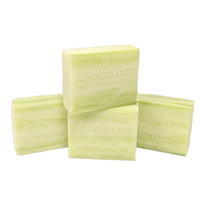 Thumbnail for 4x 100g Plant Oil Soap Basil Lime Mandarin Scent Pure Natural Vegetable Base Bar