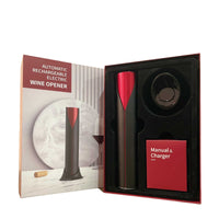 Thumbnail for Rechargeable Automatic Wine Bottle Opener - Cordless Corkscrew - Foil Cutter