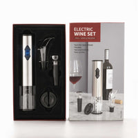 Thumbnail for Electric Wine Bottle Opener Set - Automatic Corkscrew Pourer Pump Sealer Cutter