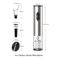 Thumbnail for Electric Wine Bottle Opener Set - Automatic Corkscrew Pourer Pump Sealer Cutter