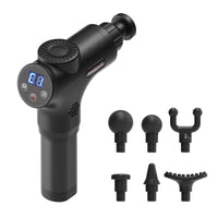 Thumbnail for Rechargeable Percussion Massage Gun - Handheld Muscle Pistol - 6 Heads LCD