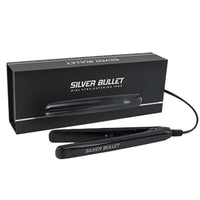 Thumbnail for Silver Bullet Mini Hair Straightener Black Travel Size Straightening Iron Ceramic