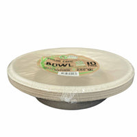 Thumbnail for 10 Pck Eco Friendly Disposable Party Wide Bowls 680ml Biodegradable Sugar Cane