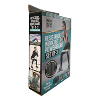 Thumbnail for Resistance Workout Power Band 3 Set Exercise Booty Pilates Gym Fitness Loop