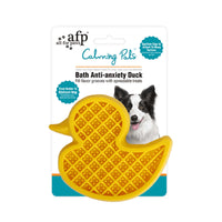 Thumbnail for Dog Bath Time Calming Lick Mat - Suction Duck - Food Treat Feeder