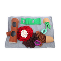 Thumbnail for Rectangle Fluffy Dog Treat Mat - Puppy Sniffer Food Interactive Pad