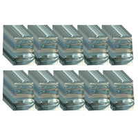 Thumbnail for 100x Resealable Aluminium Pouches 13x20cm - Windowed Zip Close Food Storage Bag