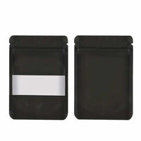 Thumbnail for 400 Resealable Mylar Stand Up Bags 36x25cm - Black Food Packaging Zip Pouch