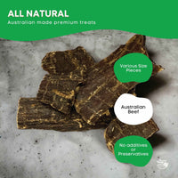 Thumbnail for 2Kg Dog Treat Beef Jerky - Dehydrated Australian Healthy Puppy Chew
