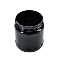 Thumbnail for 48x 1.5L Wide Mouth Plastic Jars and Lids Black - Empty Protein and Powder Tubs