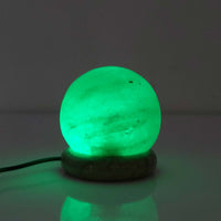 Thumbnail for USB Colour Changing Salt Himalayan Lamp - Ball Sphere Shape Pink Rock LED Light