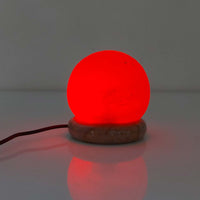 Thumbnail for USB Colour Changing Salt Himalayan Lamp - Ball Sphere Shape Pink Rock LED Light