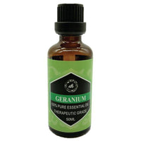 Thumbnail for Geranium Essential Oil 50ml Bottle - Aromatherapy