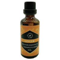 Thumbnail for Ginger Essential Oil 50ml Bottle - Aromatherapy