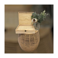 Thumbnail for 74 Slots Essential Oils Storage Box - Wooden 1-Tier Bottle Holder