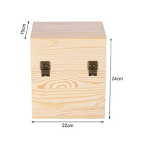 Thumbnail for 59 Slots Essential Oils Storage Box - Wooden 3-Tier Bottle Holder