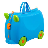 Thumbnail for Kiddicare Bon Voyage Kids Ride On Suitcase Luggage Blue