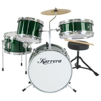 Thumbnail for Karrera Children's 4pc Drumkit - Green