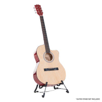 Thumbnail for Karrera Acoustic Cutaway 40in Guitar - Natural