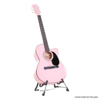 Thumbnail for Karrera Acoustic Cutaway 40in Guitar - Pink