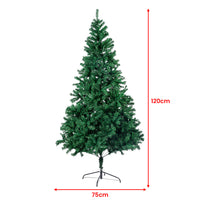 Thumbnail for Christabelle Christmas Tree Decor 1.2m Xmas Decorations - 300 Tips Green