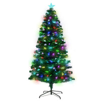 Thumbnail for Christabelle 1.5m Enchanted Pre Lit Fibre Optic Christmas Tree Stars Xmas Decor