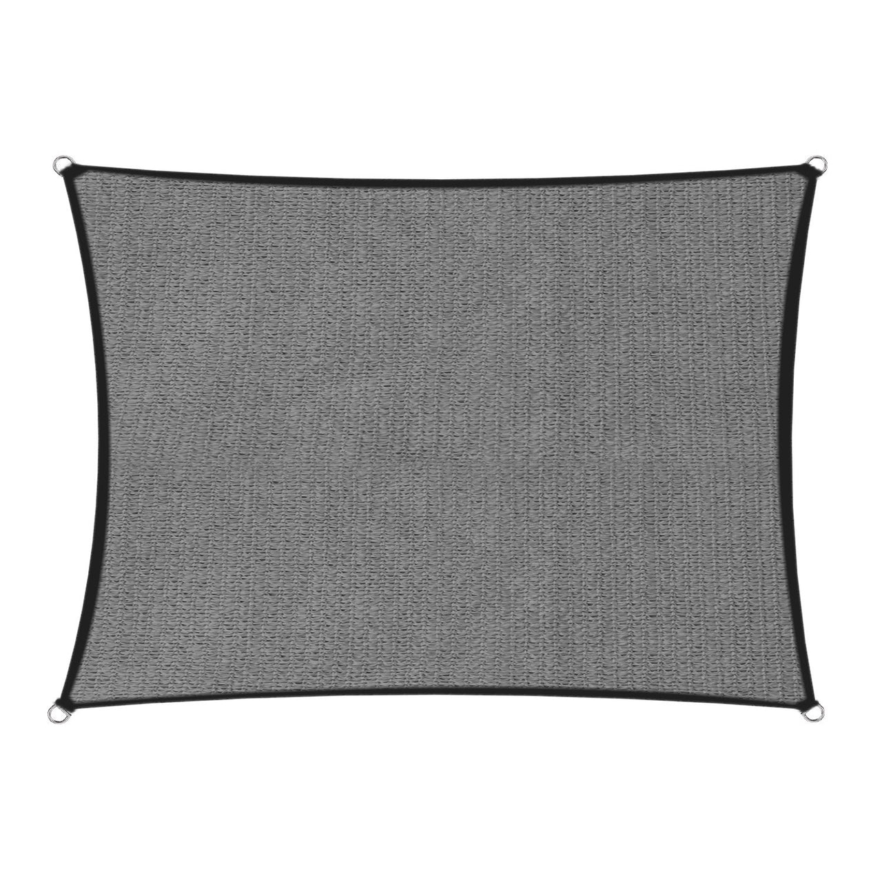 Wallaroo 280gsm Outdoor Sun Shade Sail Canopy Grey - 2m X 2.5m