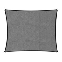 Thumbnail for Wallaroo Outdoor Sun Shade Sail Canopy Grey Rectangle 8 x 5M