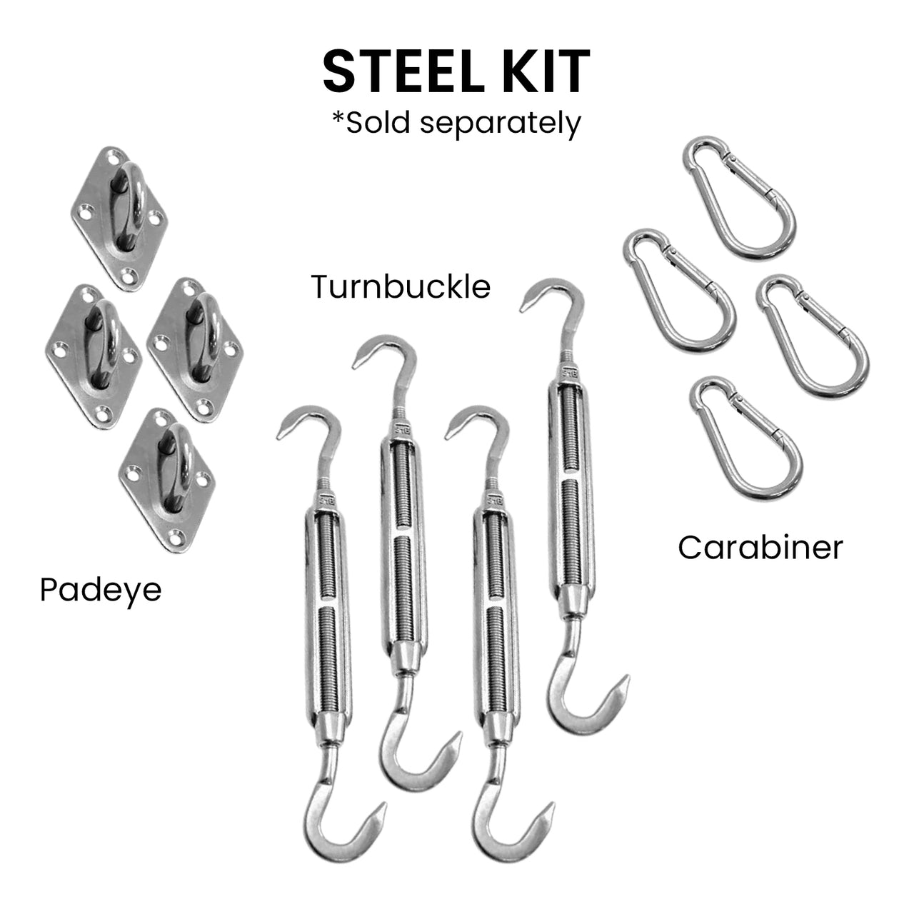 Wallaroo Outdoor Sun Shade Sail Canopy Grey Rectangle 8 x 5M