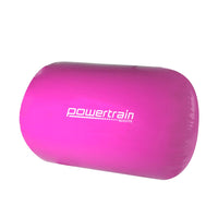 Thumbnail for Powertrain Sports Inflatable Gymnastics Air Barrel Exercise Roller 120 x 75cm - Pink