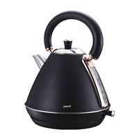 Thumbnail for Pronti 1.7L Rose Trim Collection Kettle - Black