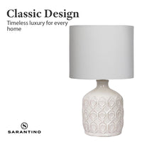 Thumbnail for Sarantino Ceramic Table Lamp In Cream