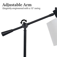 Thumbnail for Sarantino Adjustable Metal Table Lamp In Black