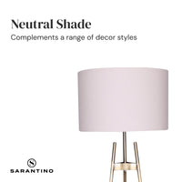 Thumbnail for Sarantino Metal Tripod Electric Floor Lamp Gradient Finish