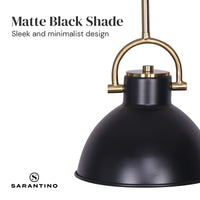 Thumbnail for Sarantino Black and Gold Pendant Light