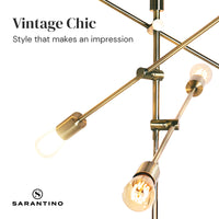 Thumbnail for Sarantino 6-Light Metal Sputnik Floor Lamp