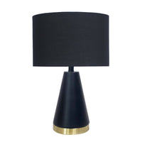 Thumbnail for Sarantino Metal Table Lamp in Black and Gold