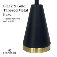 Thumbnail for Sarantino Metal Table Lamp in Black and Gold