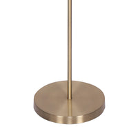 Thumbnail for Sarantino 3-Light Gold Metal Floor Lamp with Glass Shades