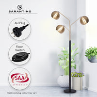 Thumbnail for Sarantino Adjustable 3-Arm Arc Lamp