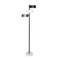 Thumbnail for Sarantino Metal Floor Lamp with 3 Swirl Shades