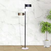 Thumbnail for Sarantino Metal Floor Lamp with 3 Swirl Shades