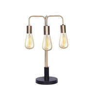 Thumbnail for Sarantino Exposed Bulb Industrial Table Lamp