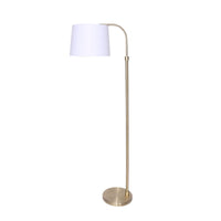 Thumbnail for Sarantino Metal Floor Lamp Brass Finish Adjustable Height