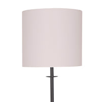 Thumbnail for Sarantino Concrete & Metal Table Lamp with Off-White Linen Shade