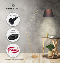 Thumbnail for Sarantino Arc Floor Lamp with Empire Shade