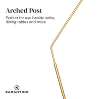 Thumbnail for Sarantino Arc Floor Lamp with Empire Shade