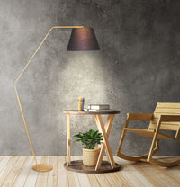 Thumbnail for Sarantino Arc Floor Lamp with Empire Shade